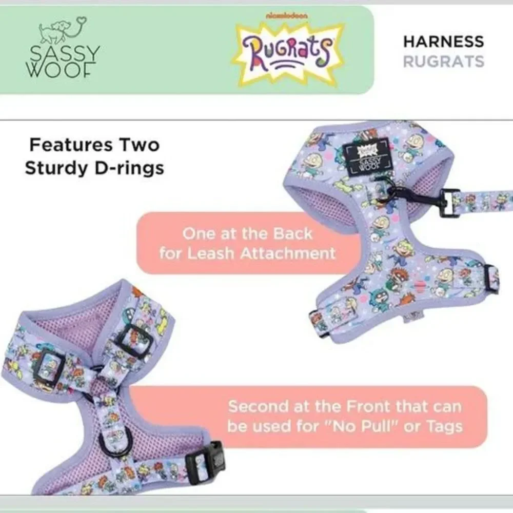 Sassy Woof Dog Adjustable Harness - Nickelodeon Rugrats, size large - Picture 2 of 6